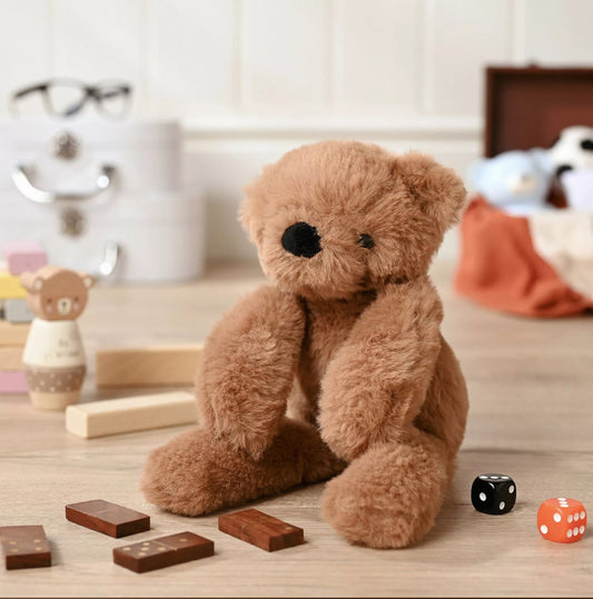 Hampton The Plush Long Leg Dark Brown Teddy Bear 30cm
