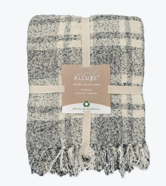 Allure Check Throw
