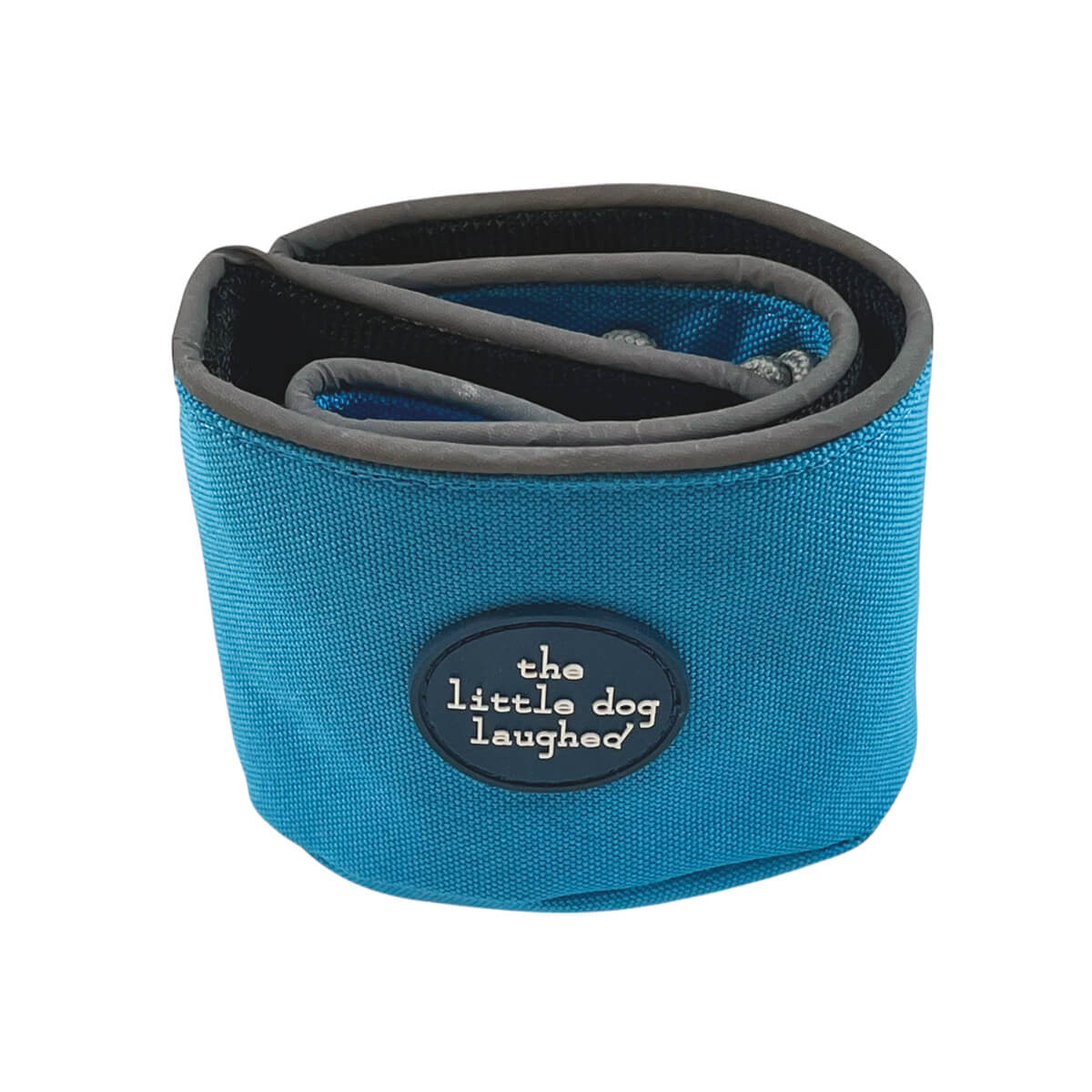 Foldable Dog Travel Bowl | Little Dog Laughed - Blue