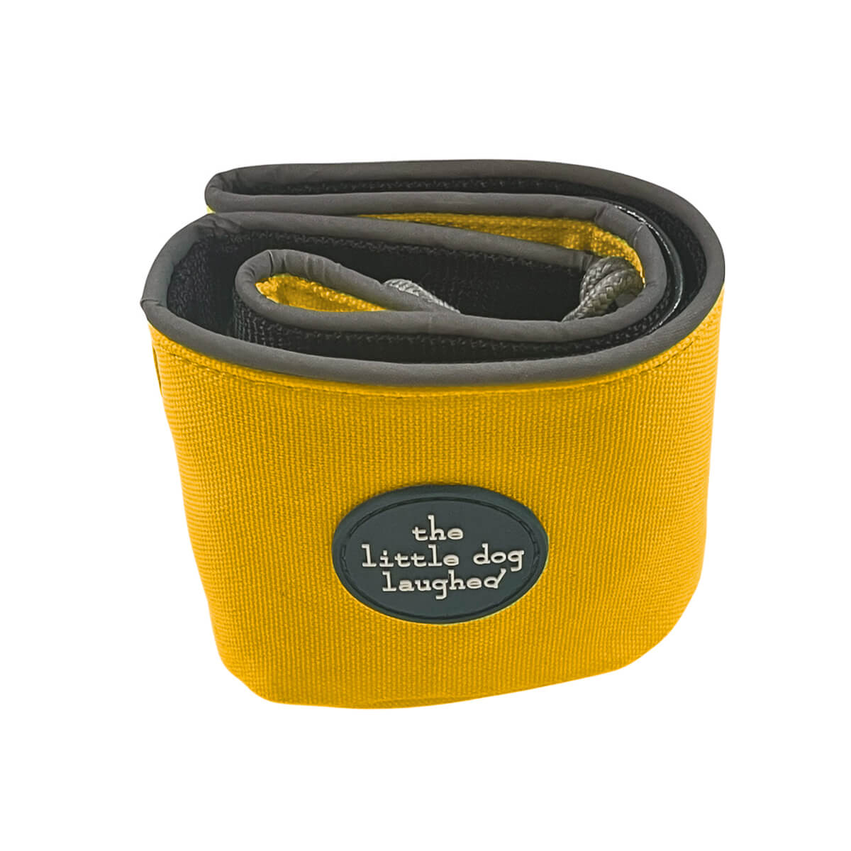 Foldable Dog Travel Bowl | Little Dog Laughed - Yellow