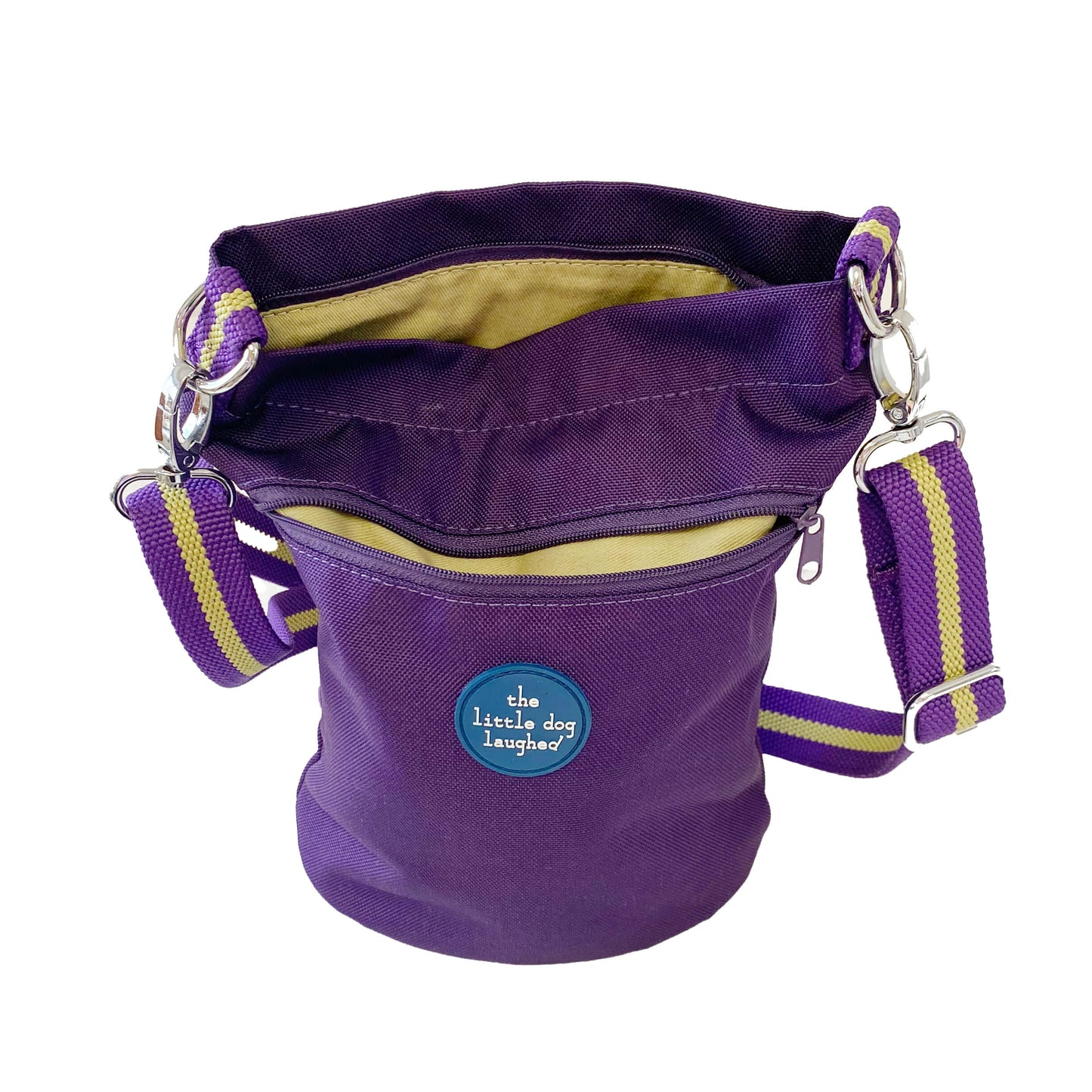 Little Dog Laughed Dog Walking Bag Berry