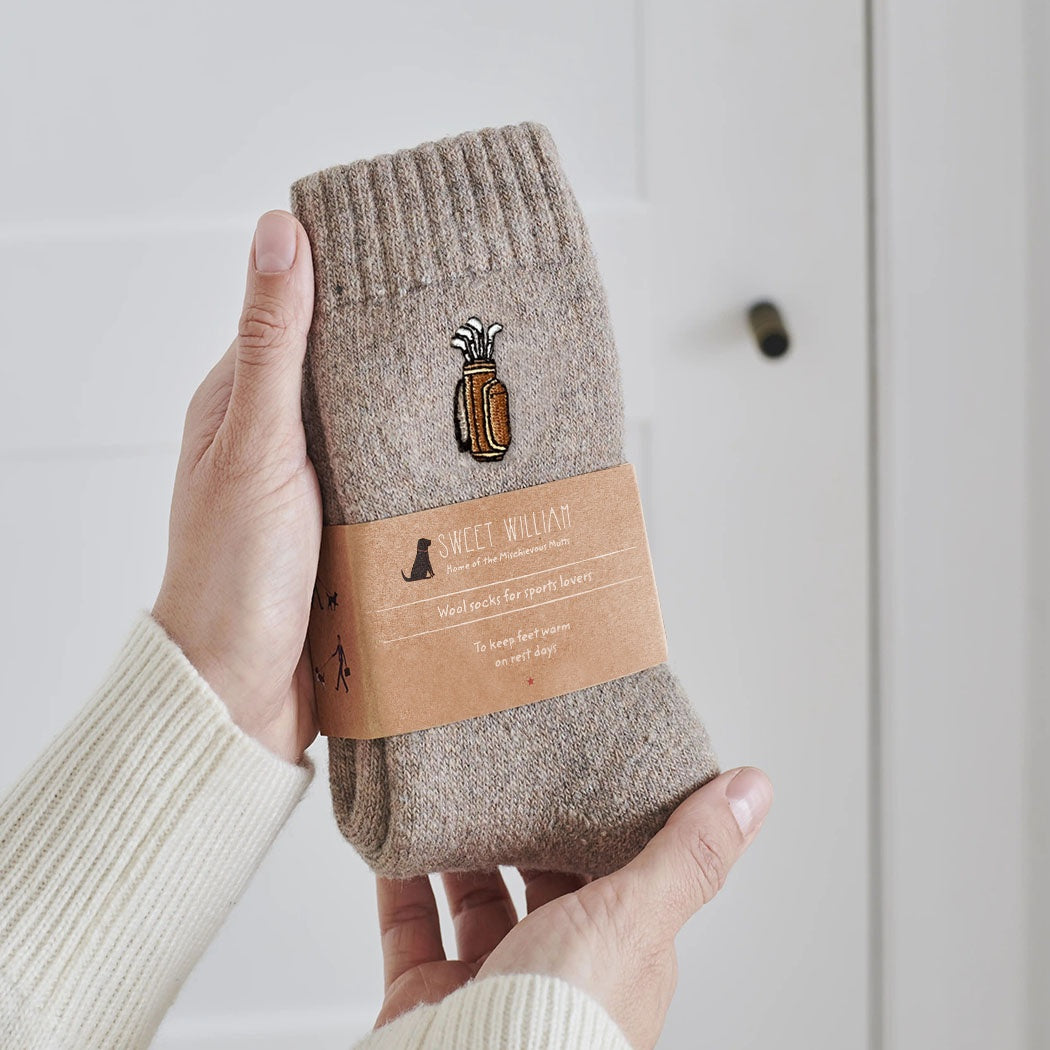 Sweet William Golf Bag Sports Wool Socks