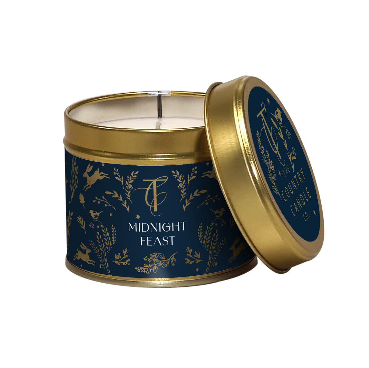 Country Candle Co Enchanted Woodland Tin Candle - Midnight Feast