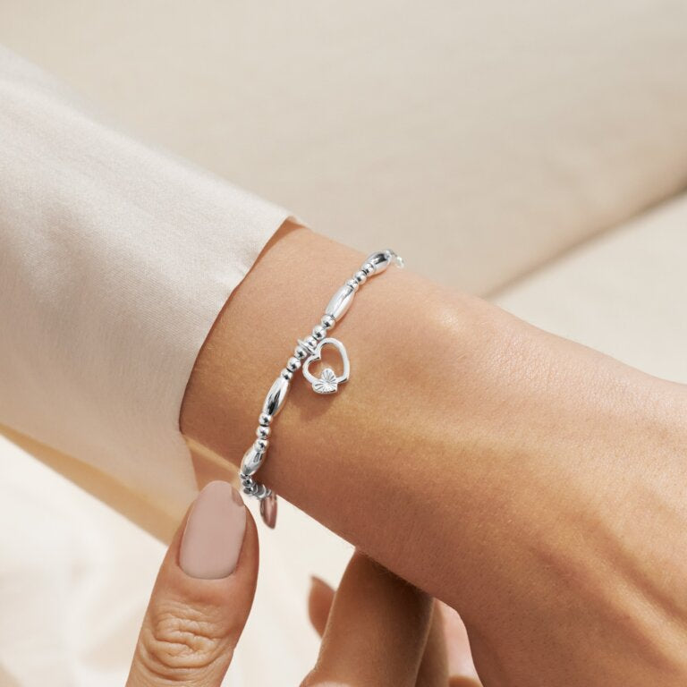 Life's A Charm 'Daughter' Bracelet In Silver Platin