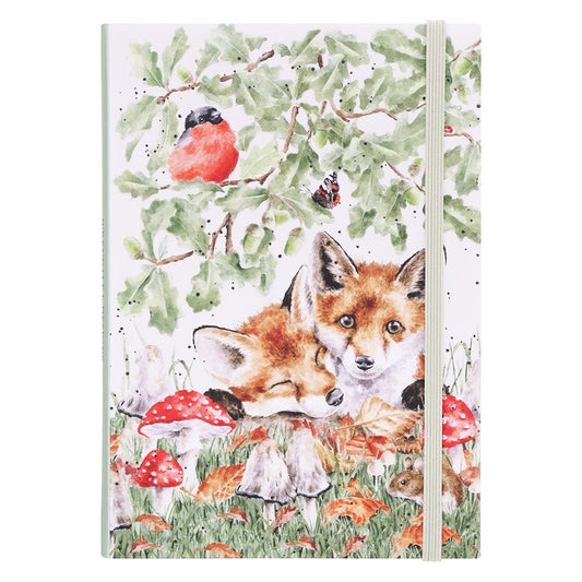 Wrendale ‘Under the Oak Tree’ Flexi Notebook - Fox