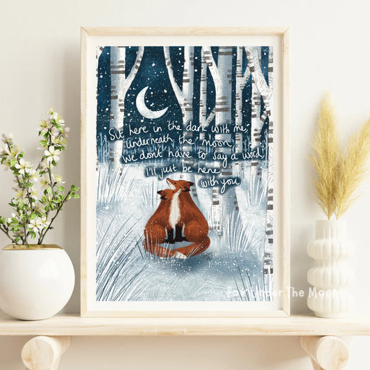 ‘Sit With Me’ Art Print