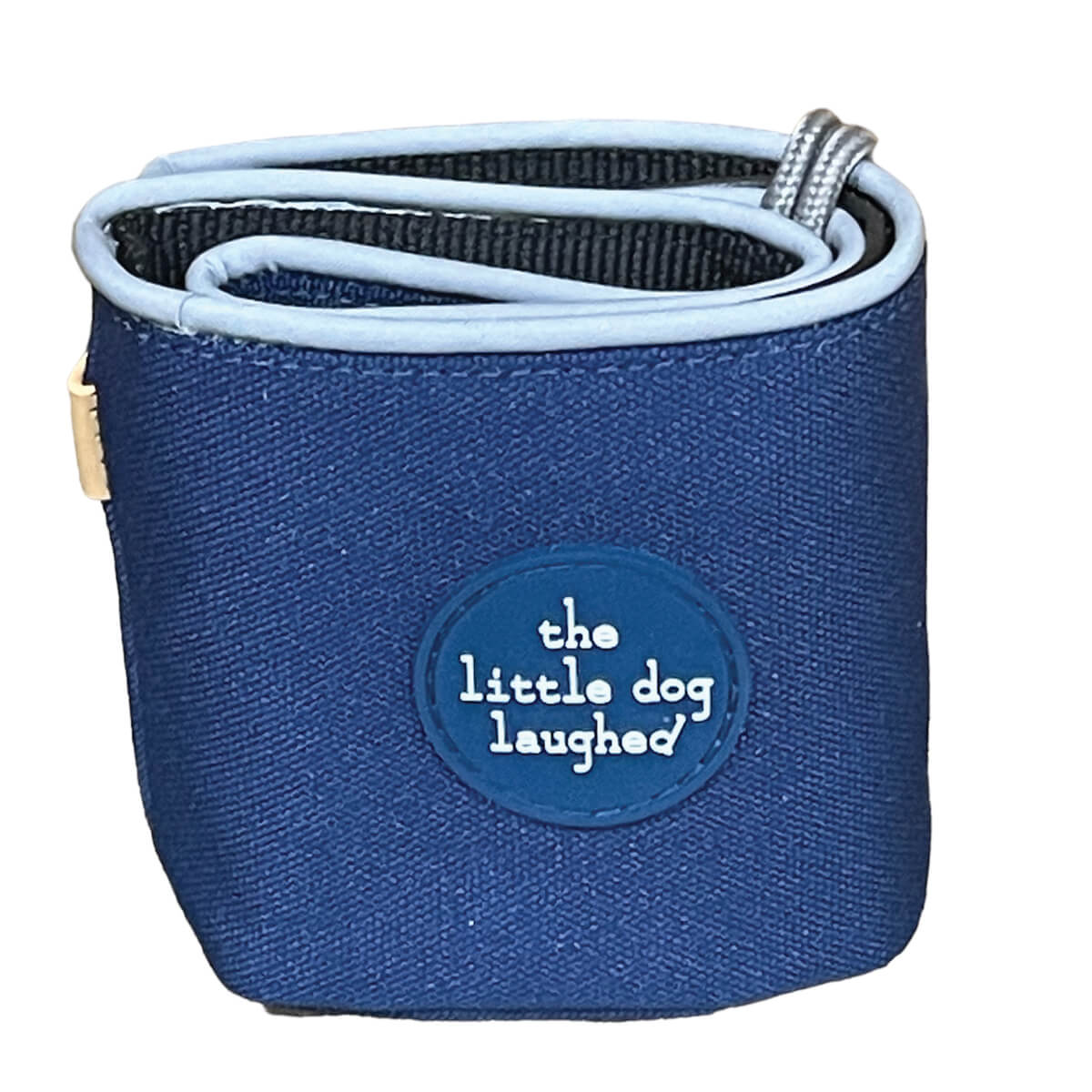 Foldable Dog Travel Bowl | Little Dog Laughed - Navy