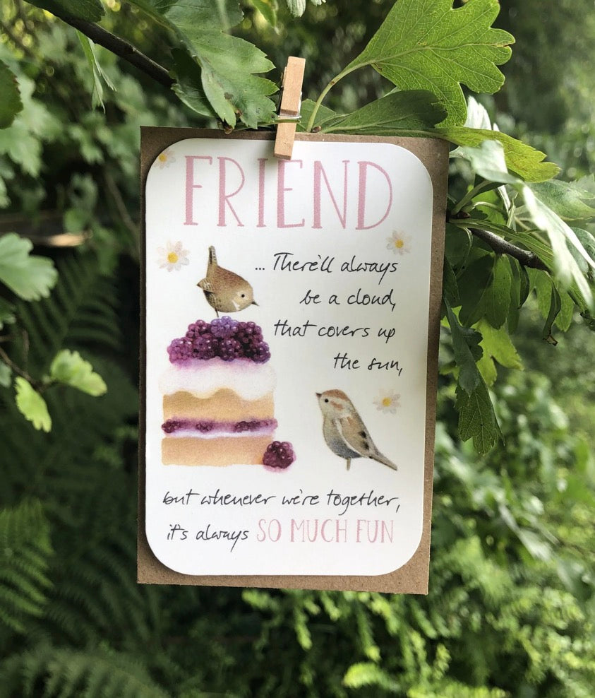 Ginger Betty “Friend” Keepsake Card