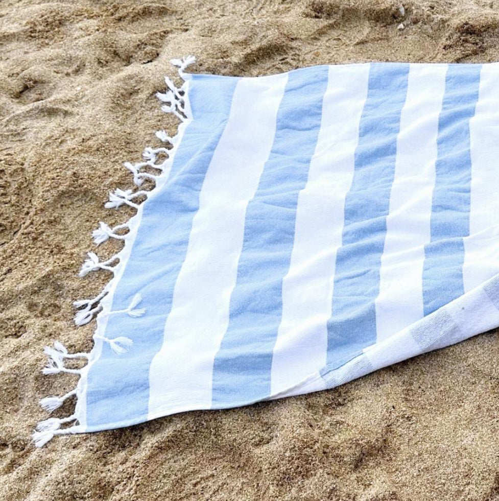 Allure Striped Turkish Hammam Beach Towel