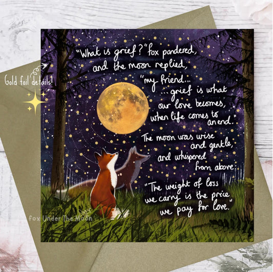 ‘Grief' Single Greeting Card