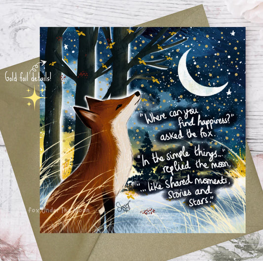 ‘Happiness’ Single Greeting Card