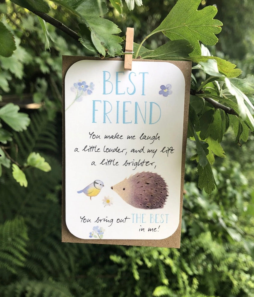 Ginger Betty “Best Friend” Keepsake Card