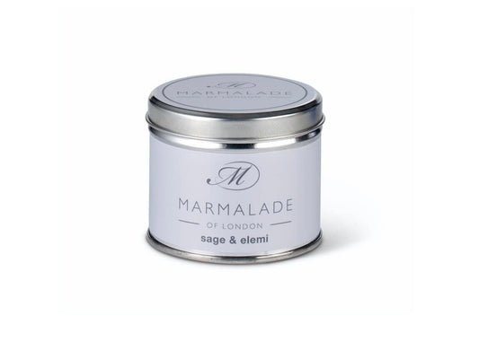 Sage & Elemi Tin Candle by Marmalade of London