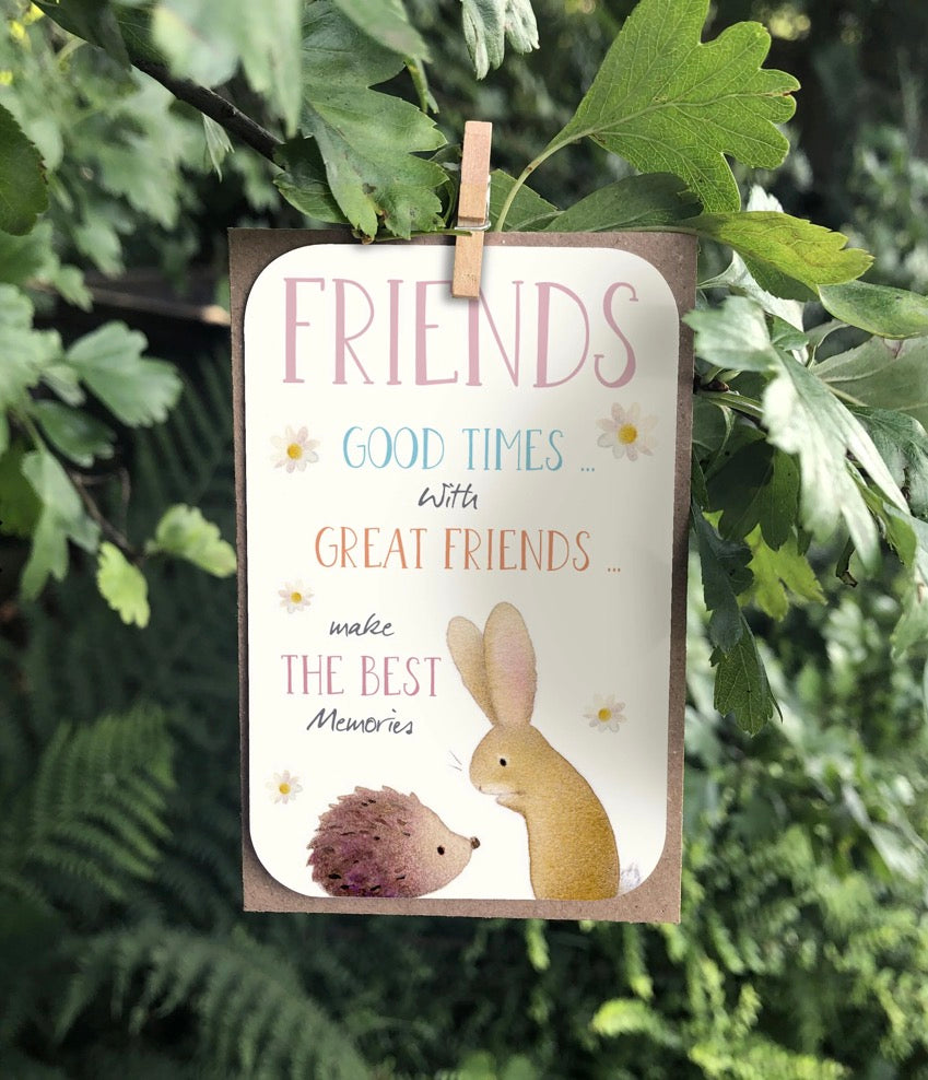Ginger Betty “Great Friend” Keepsake Card