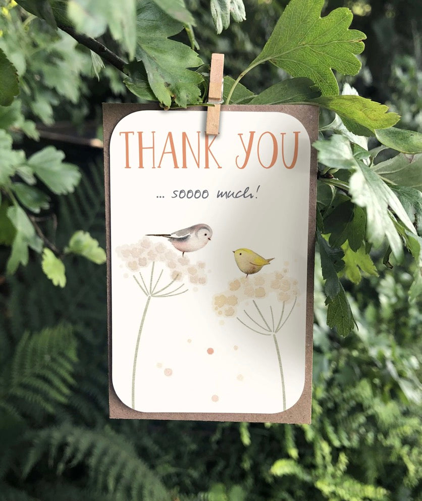 Ginger Betty “Thank You” Keepsake Card