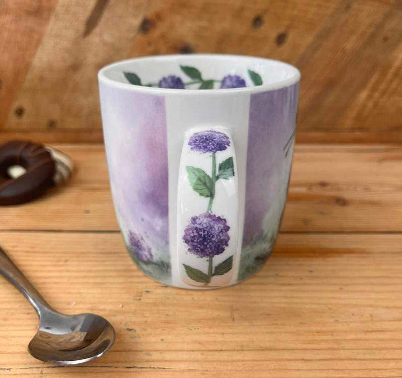 Alex Clark Labrador And Hydrangeas Mug