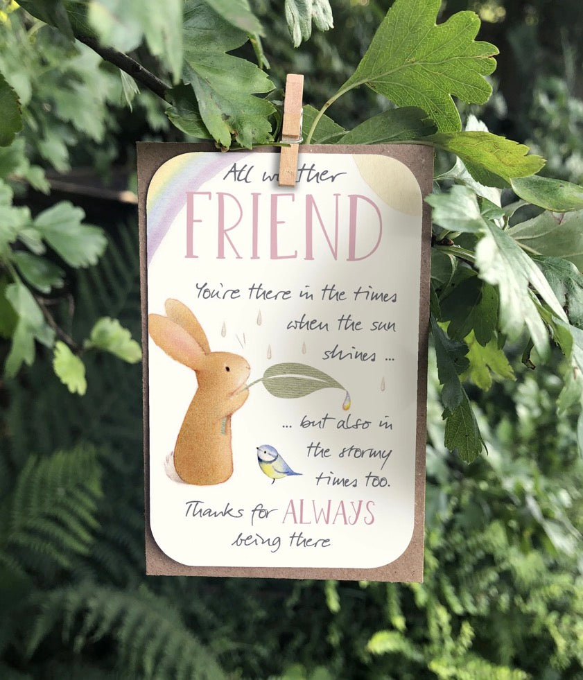 Ginger Betty “All Weather Friends” Keepsake Card