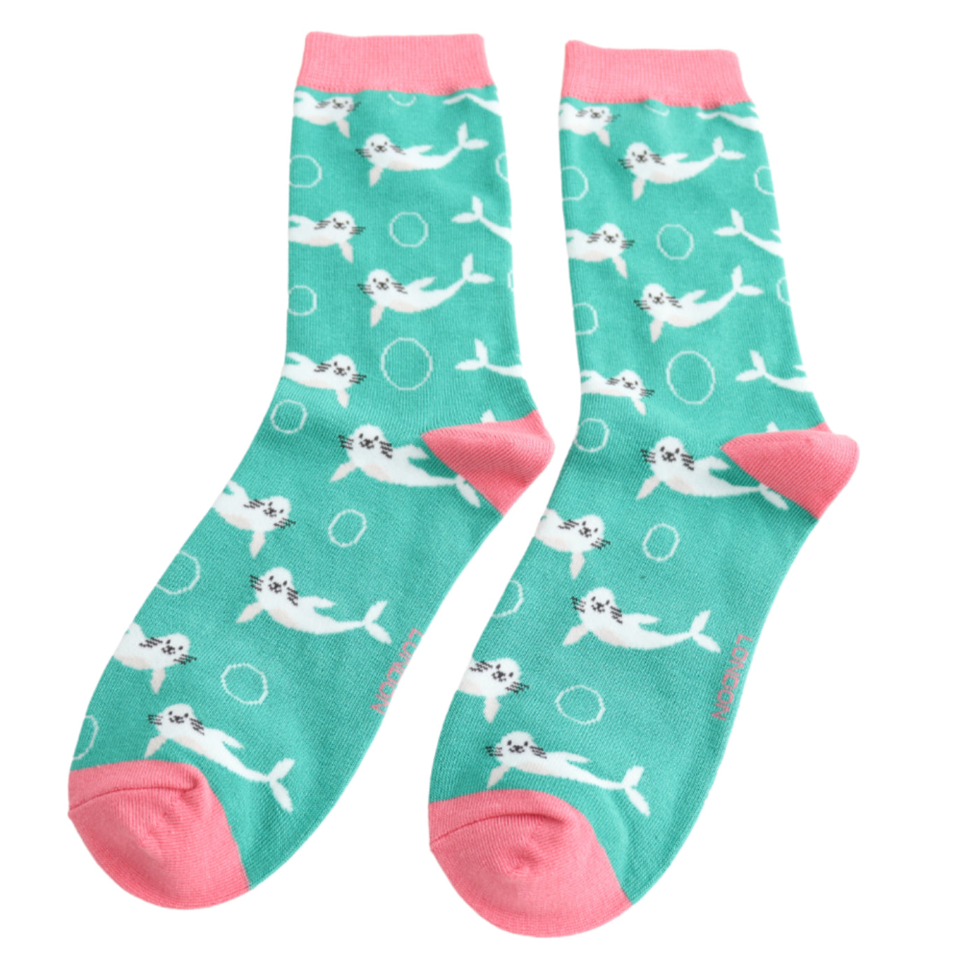 Miss Sparrow Seal Socks Green