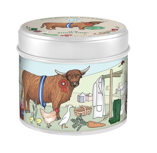 Emma Lawrence It’s Show Time Tin Candle