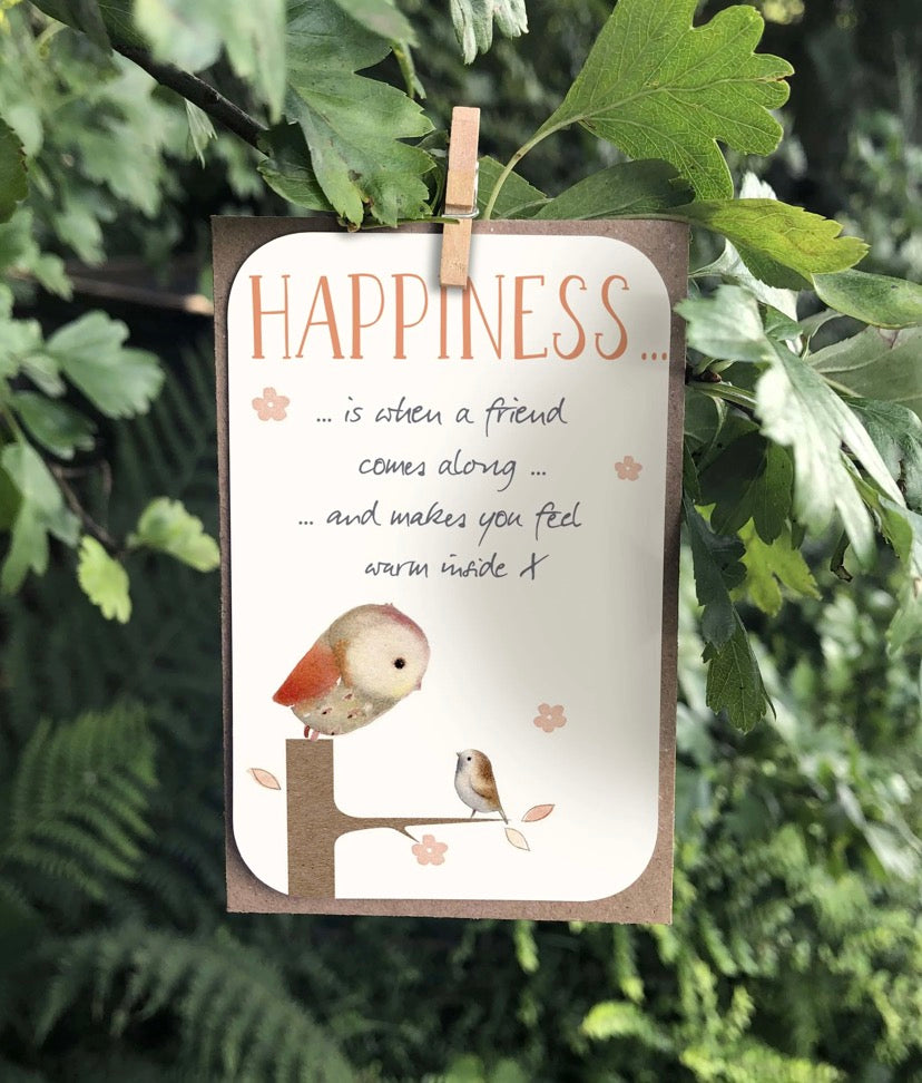 Ginger Betty “Happiness” Keepsake Card