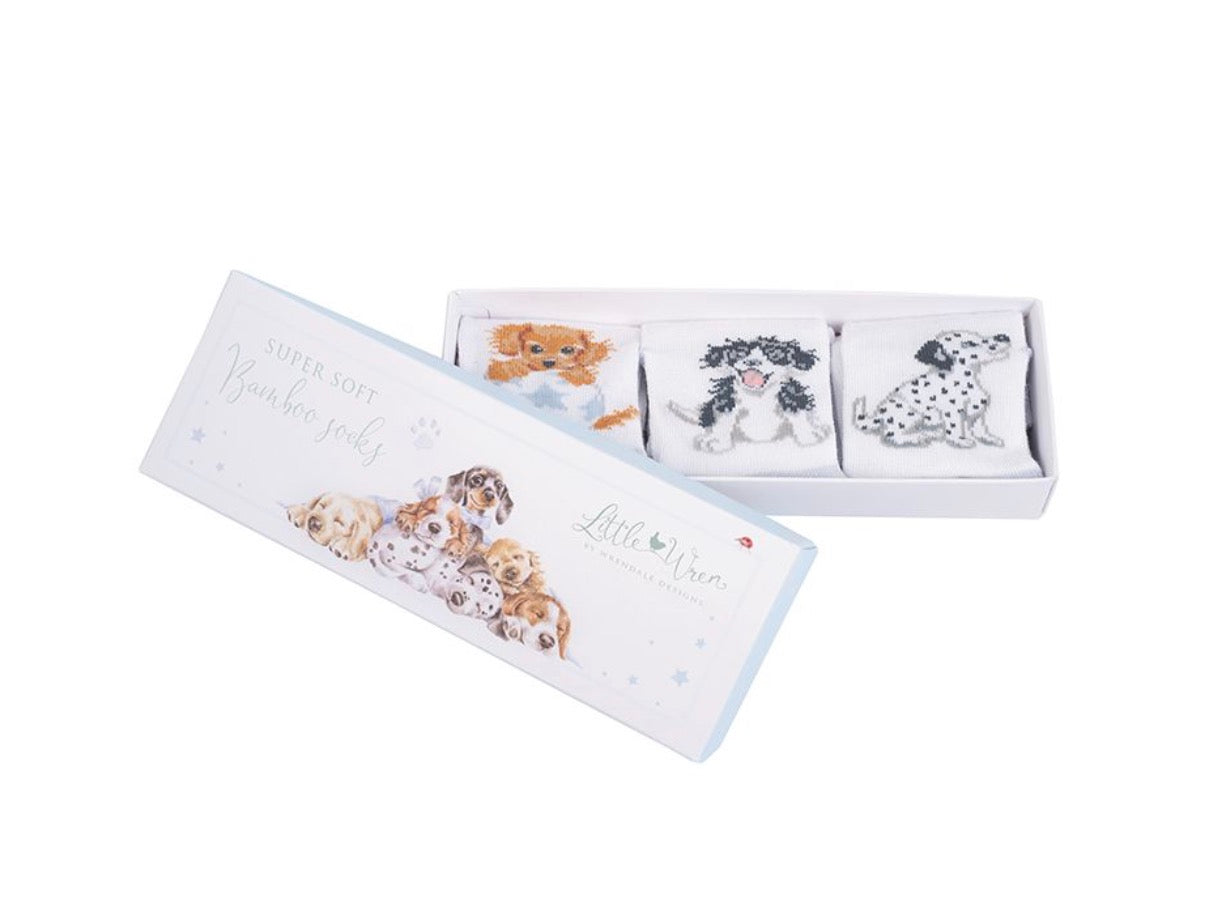 Wrendale ‘Little Paws’ Dog Baby Socks