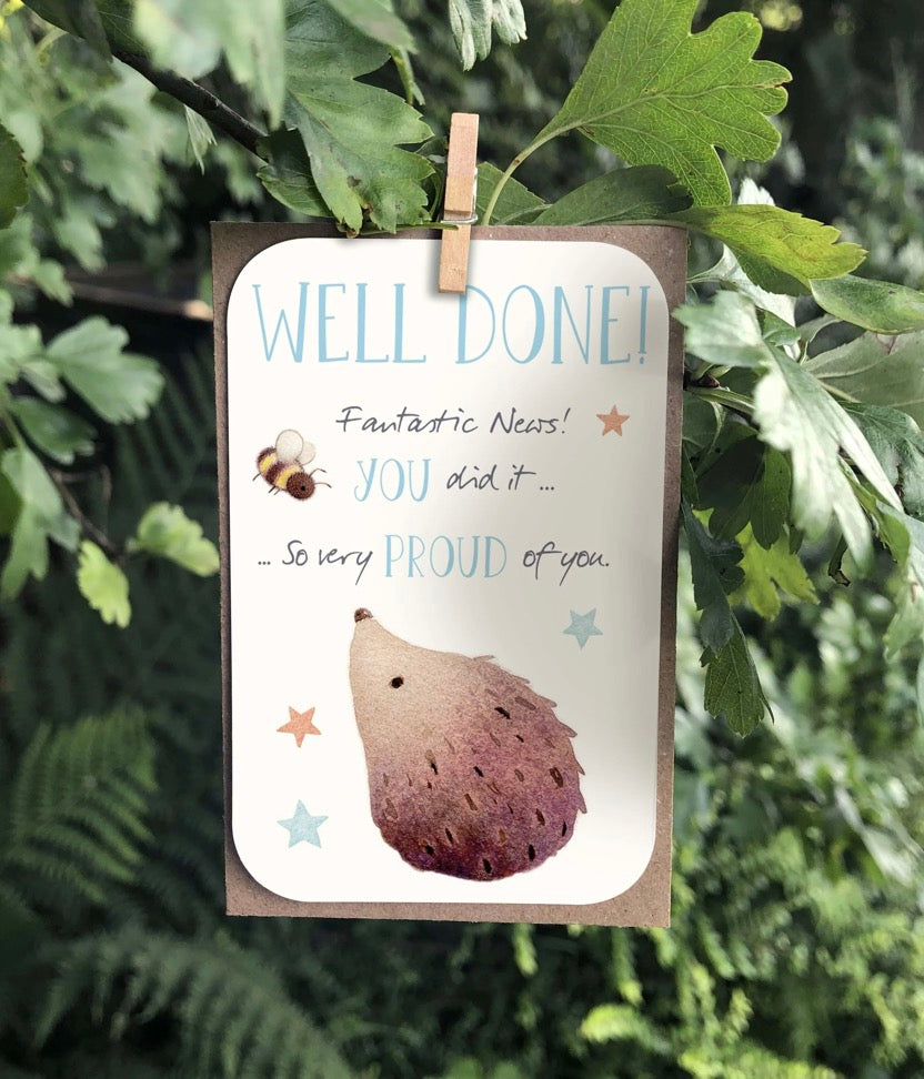 Ginger Betty “Well Done” Keepsake Card