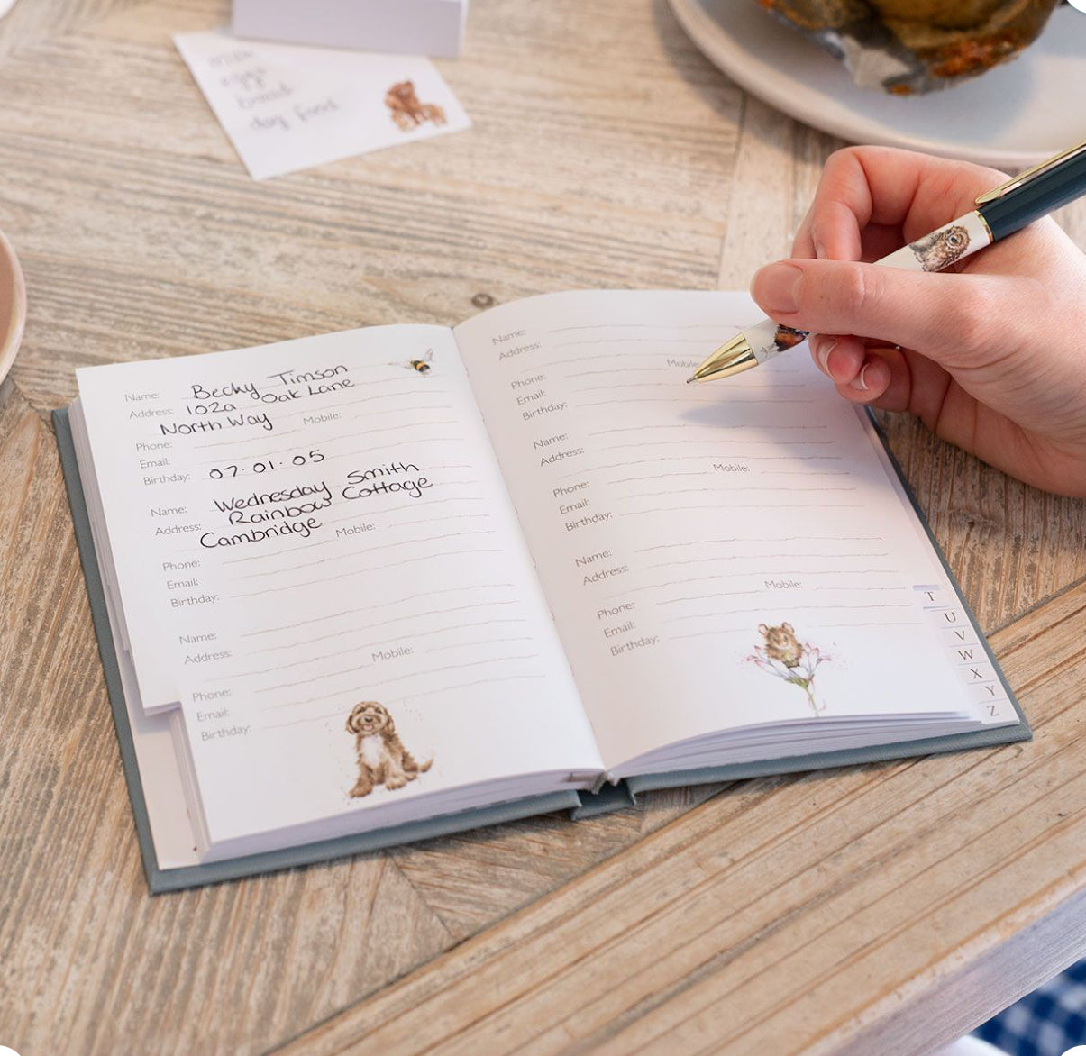 The Highlader Highland Cow Address Book