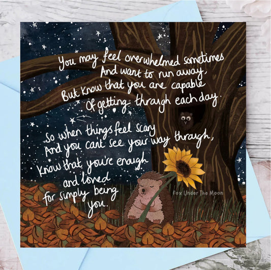 ‘Being You' Single Greeting Card