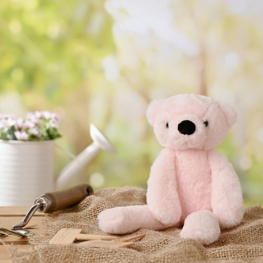 Willow The Plush Long Leg Pink Teddy Bear 30cm