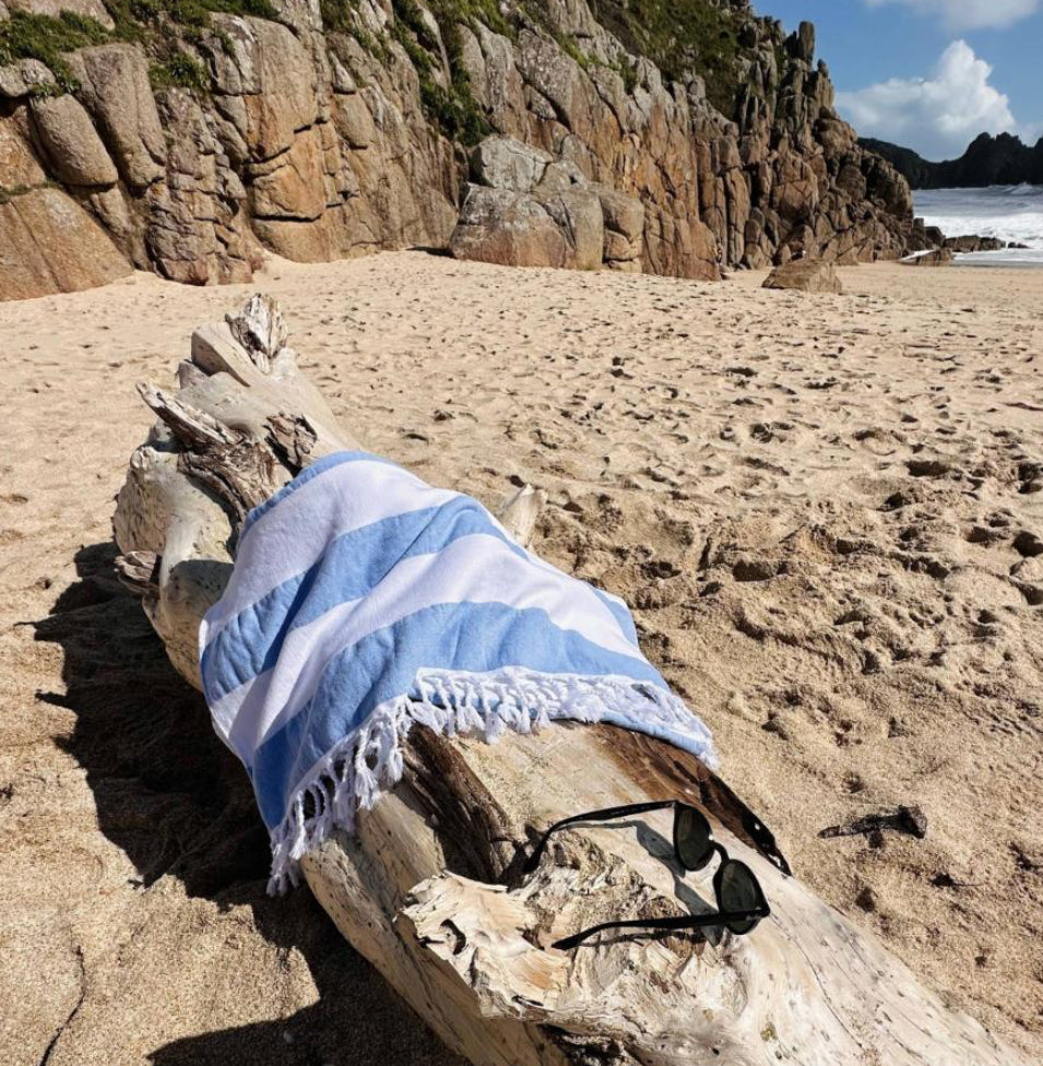 Allure Striped Turkish Hammam Beach Towel