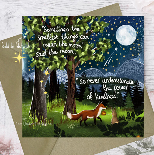 ‘Smallest Things' Single Greeting Card