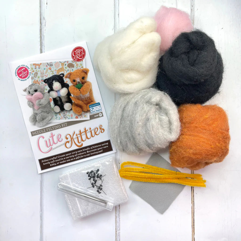 Cute Kitties Needle Felt Craft Kit