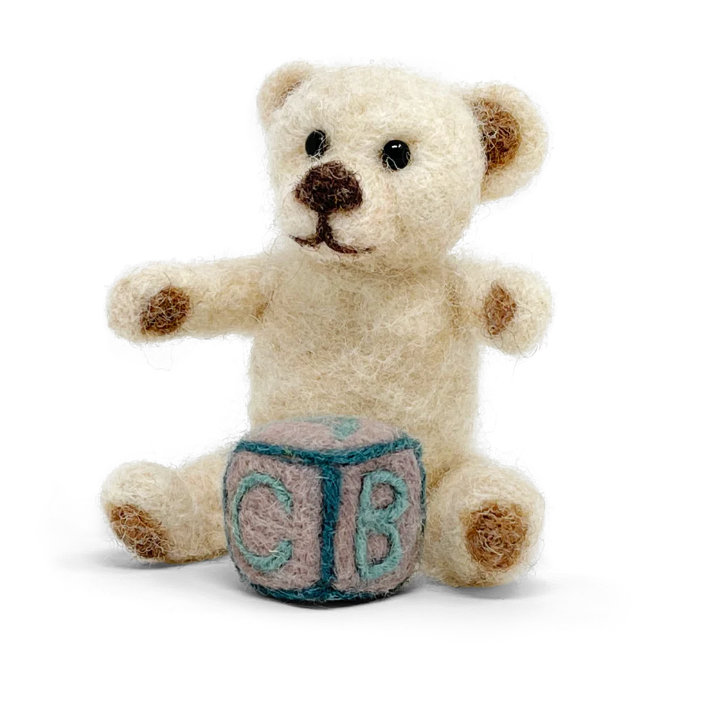 Little Teddy Needle Felting Craft  Kit