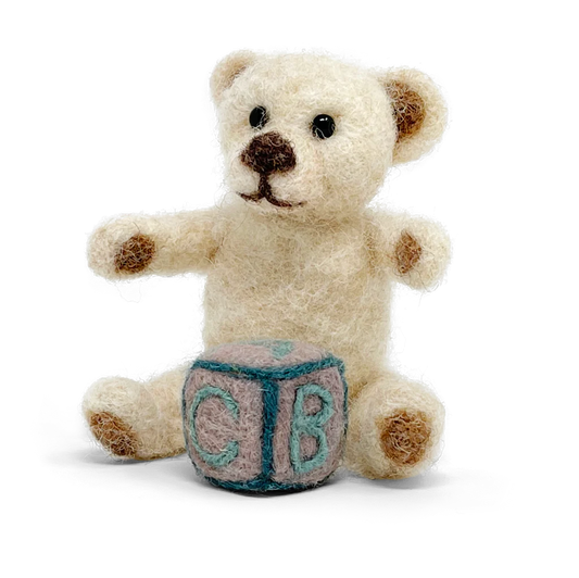 Little Teddy Needle Felting Craft  Kit