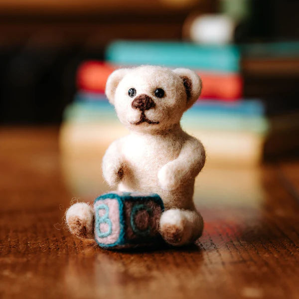 Little Teddy Needle Felting Craft  Kit