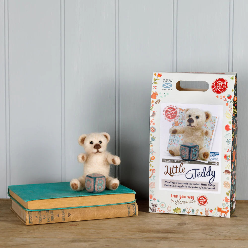 Little Teddy Needle Felting Craft  Kit