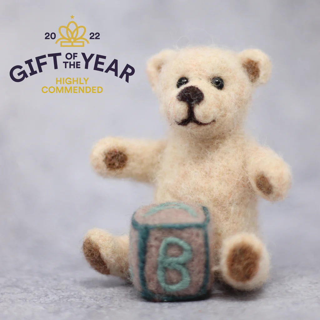 Little Teddy Needle Felting Craft  Kit