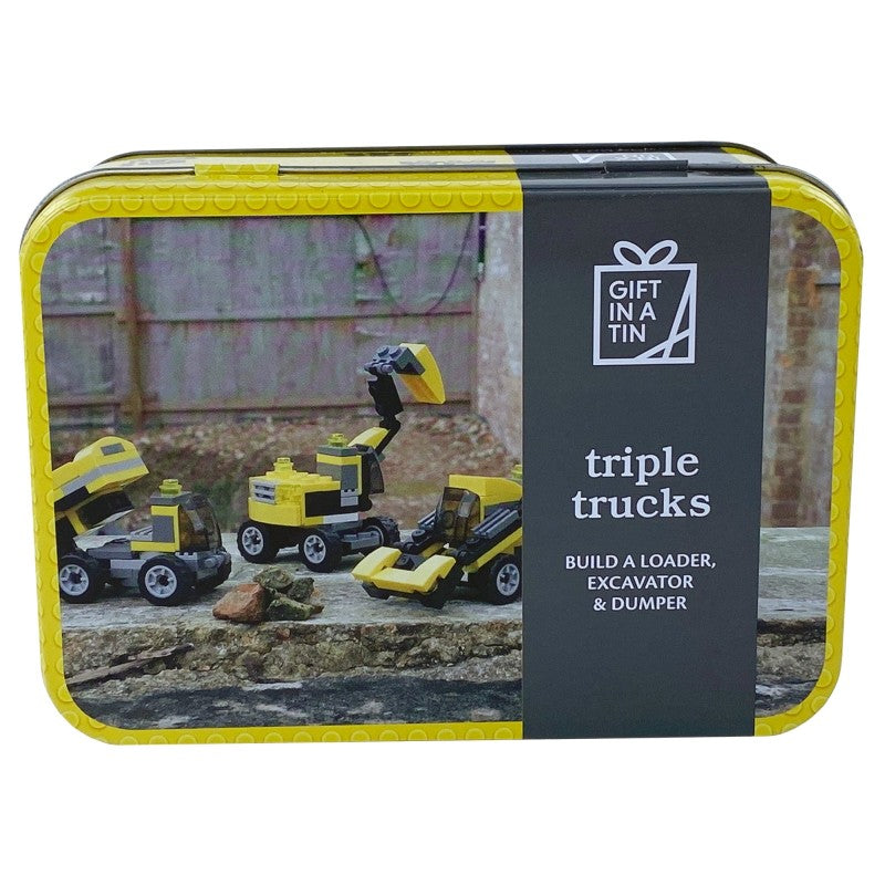 Apples To Pears Gift In A Tin Triple Trucks