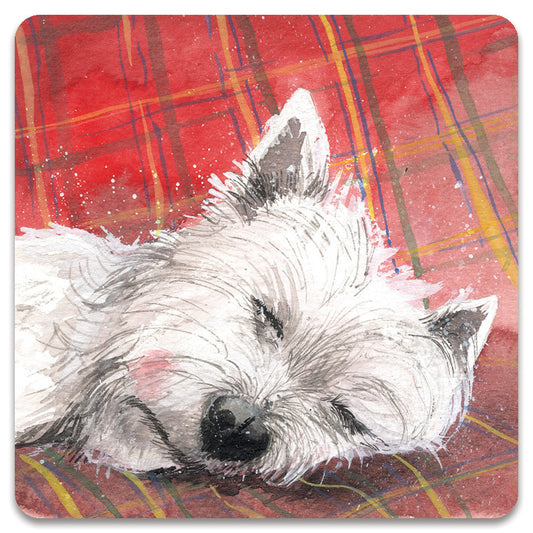 Tartan Rug Fridge Magnet
