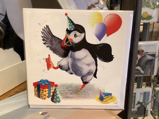 Partyin’ Puffin Card