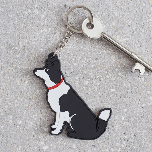 BORDER COLLIE KEY RING