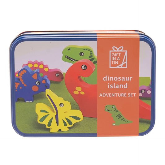 Dinosaur Island Gift in a Tin