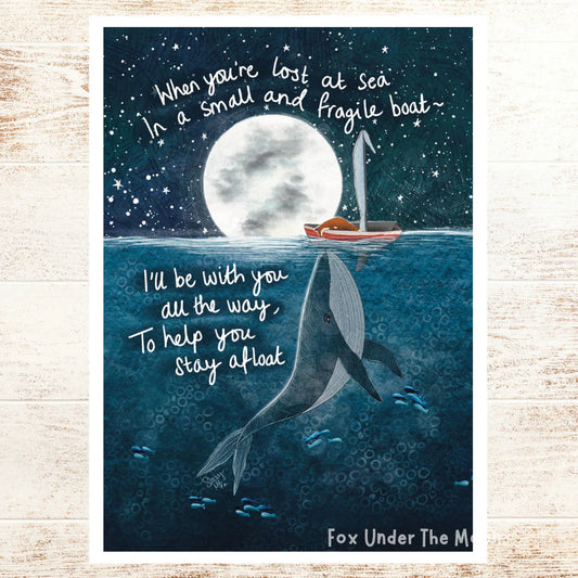 ‘Stay Afloat' Art Print