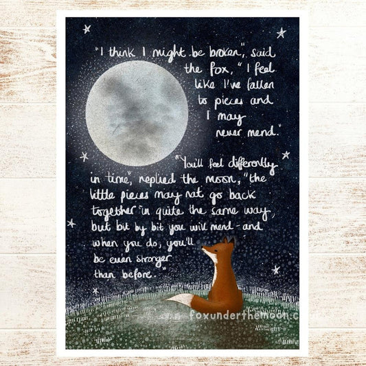 ‘Broken' Art Print