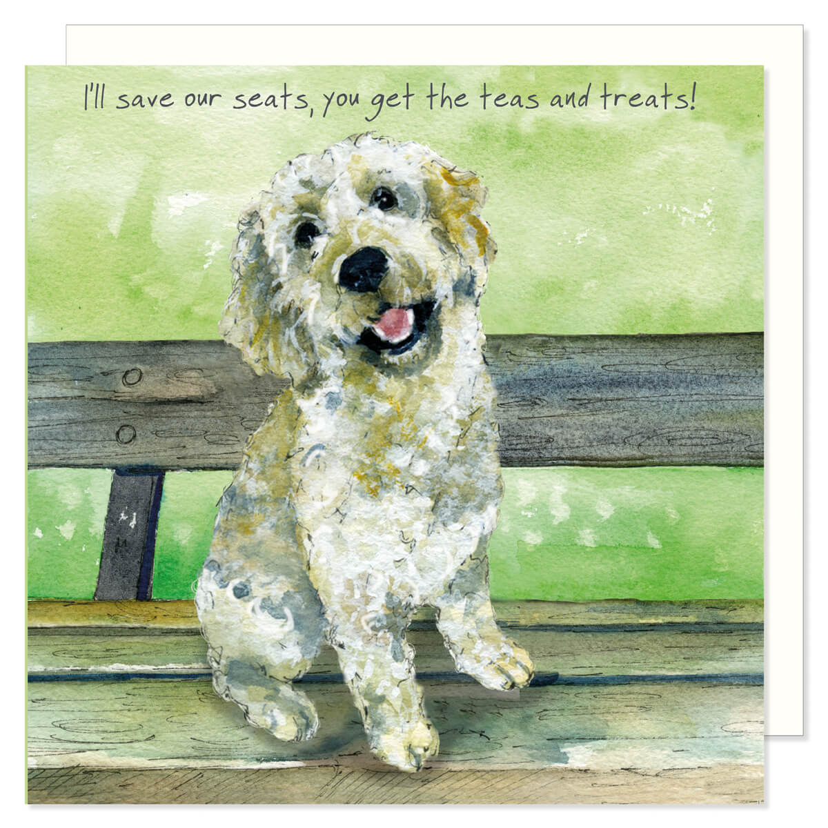 Card - Goldendoodle seats & treats