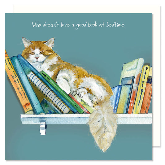 Card - Book at Bedtime by The Little Dog Laughed