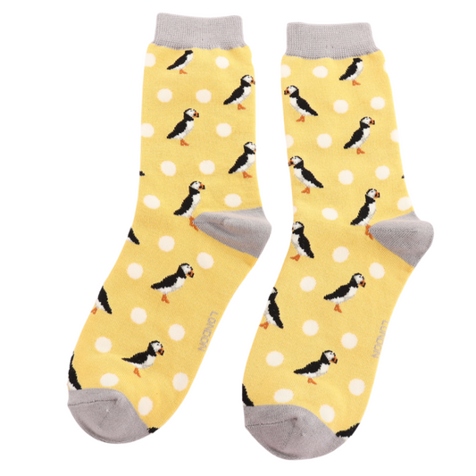 Miss Sparrow Puffin And Spots Yellow
