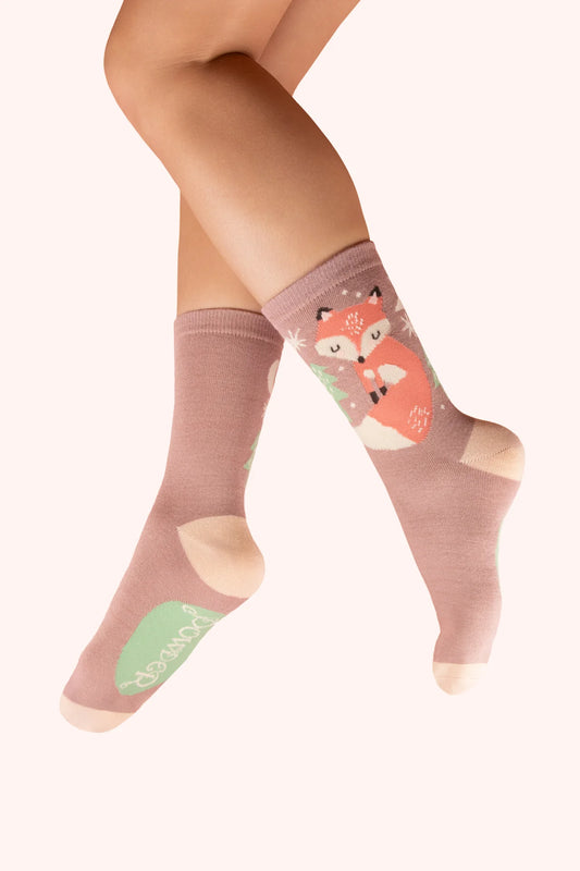 Powder Ankle Socks Scandi Mocca