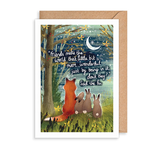 ‘Friends Make the World Better’ Greeting Card