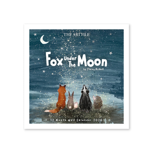 Fox Under the Moon 2026 12-Month Wall Calendar